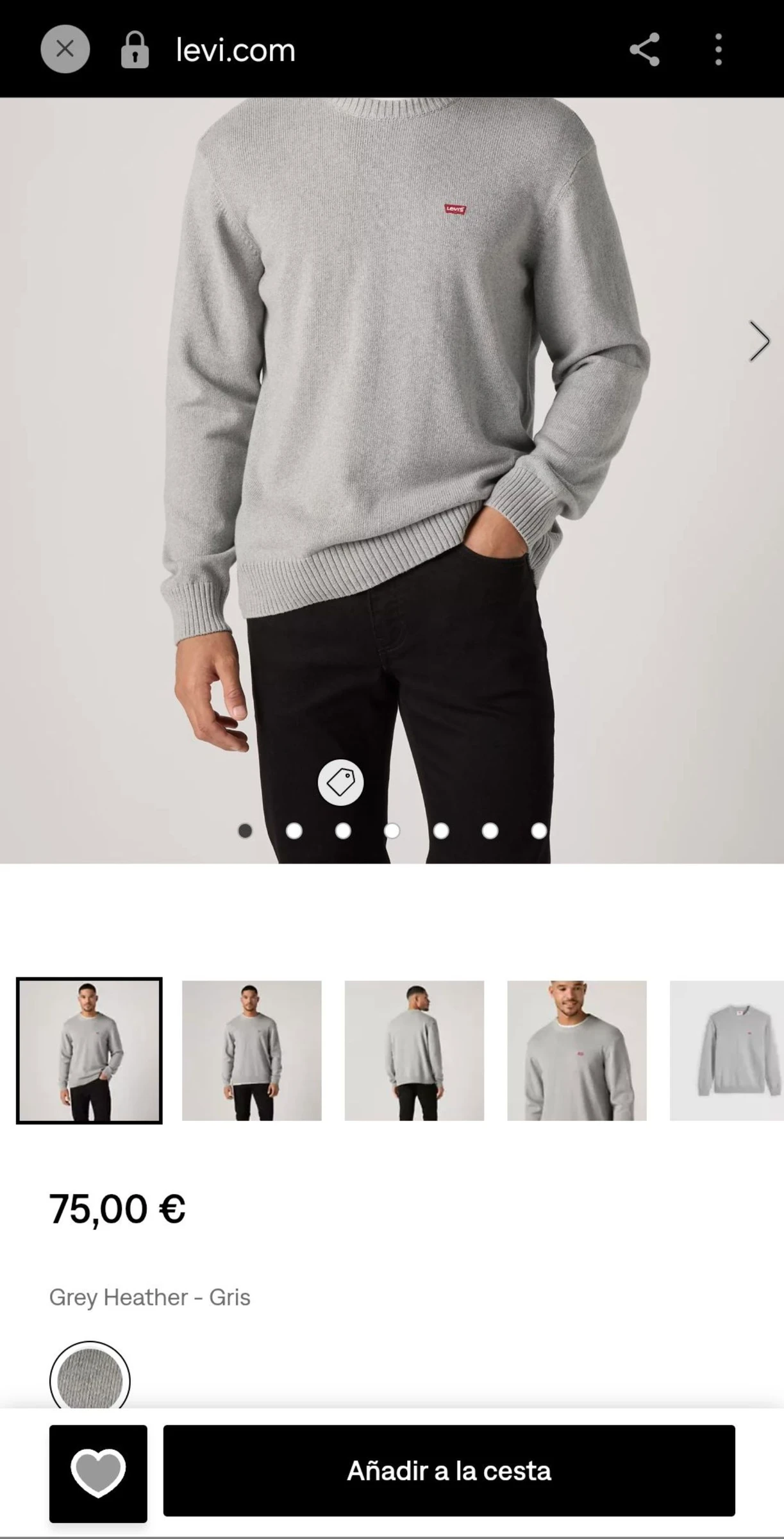 Classic Levi's Sweatshirt – photo 4